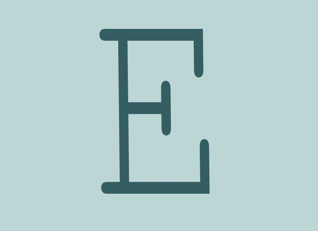 Buchstabe E für Erleben und Energie in der Atemtherapie Basel