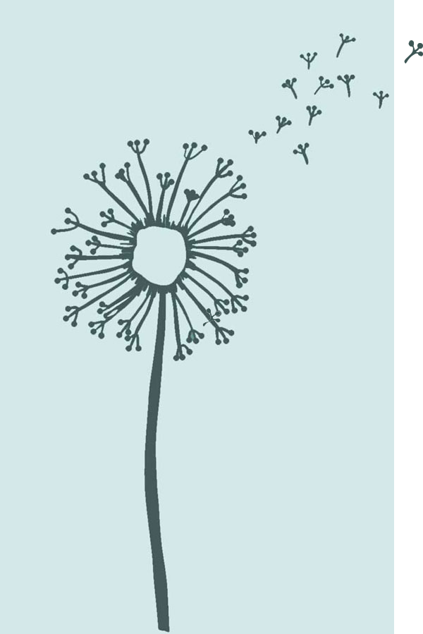 Atem Körper Raum Pusteblume – Symbol für Loslassen und Leichtigkeit in der Atemtherapie Basel